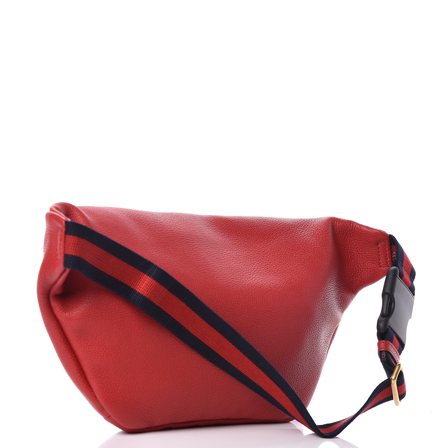 Gucci Grained Calfskin Logo Belt Bag Hibiscus Red 3 of 9