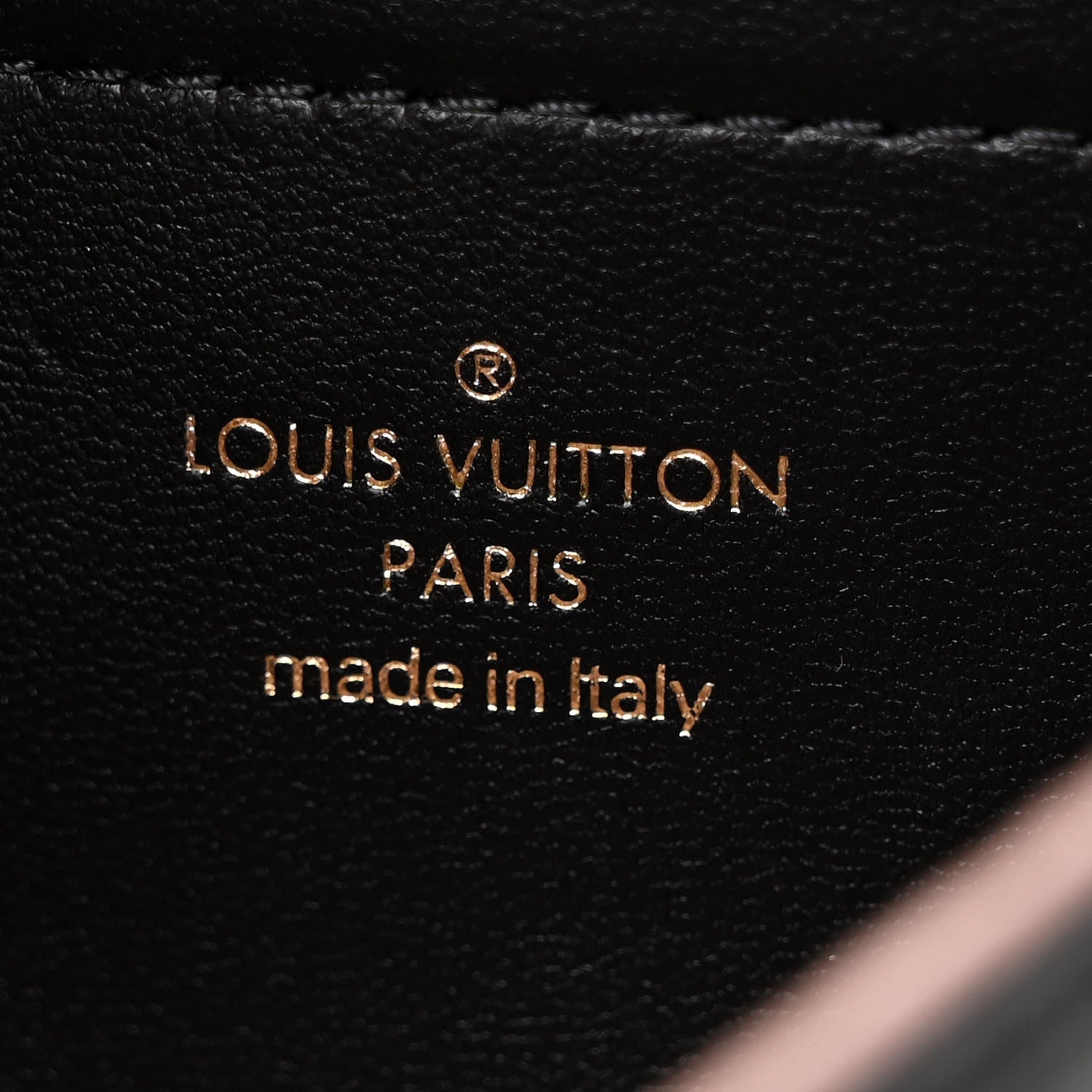 Louis Vuitton Lambskin Embossed Monogram Pochette Coussin Black 6 of 9