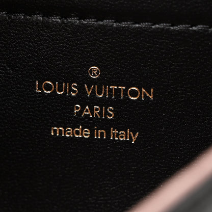 Louis Vuitton Lambskin Embossed Monogram Pochette Coussin Black 6 of 9