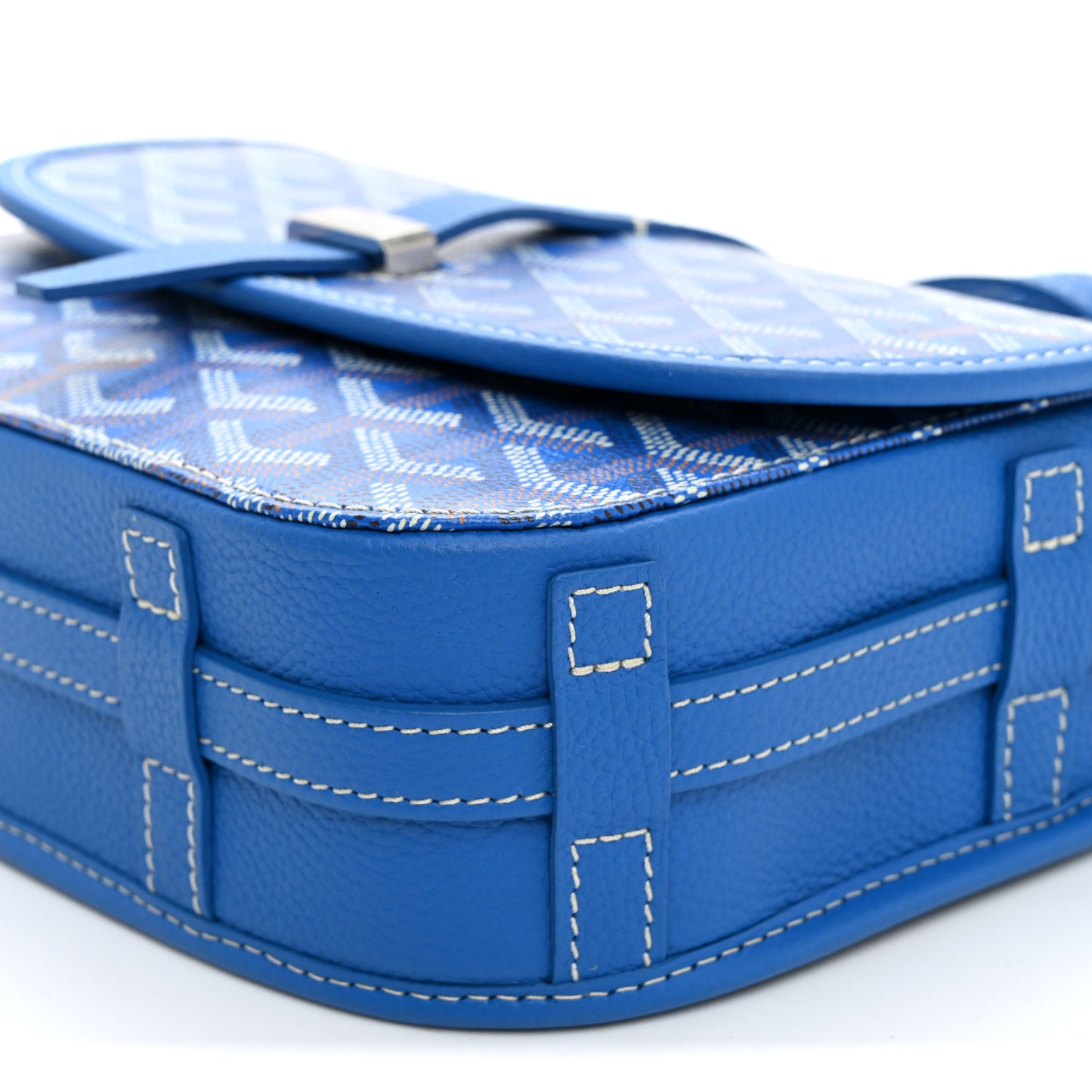 Goyardine Belvedere II PM Messenger Bag Sky Blue