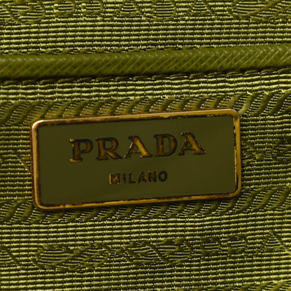 Prada Saffiano Medium Galleria Double Zip Tote Edera 7 of 10