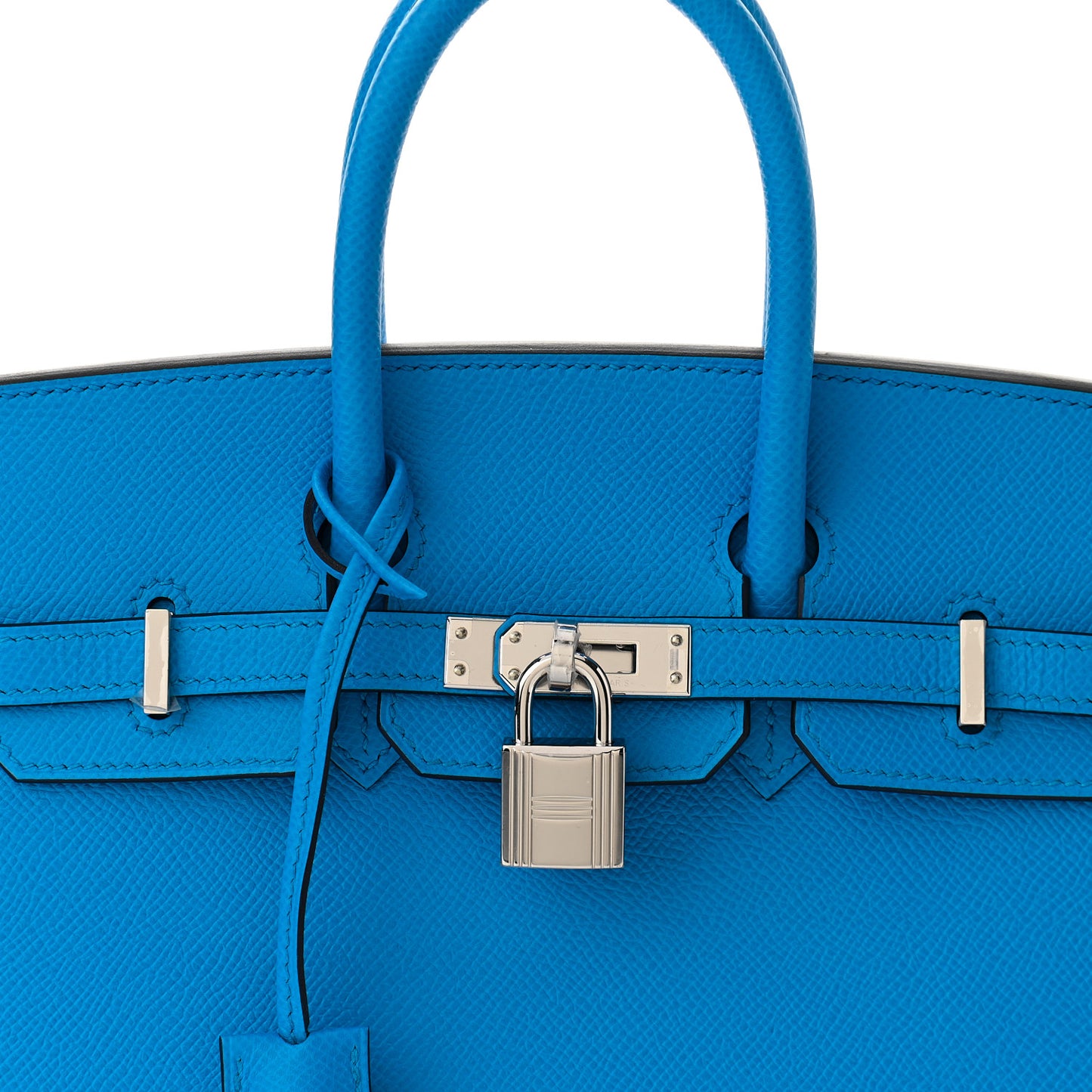 Epsom Birkin Sellier 25 Bleu Frida