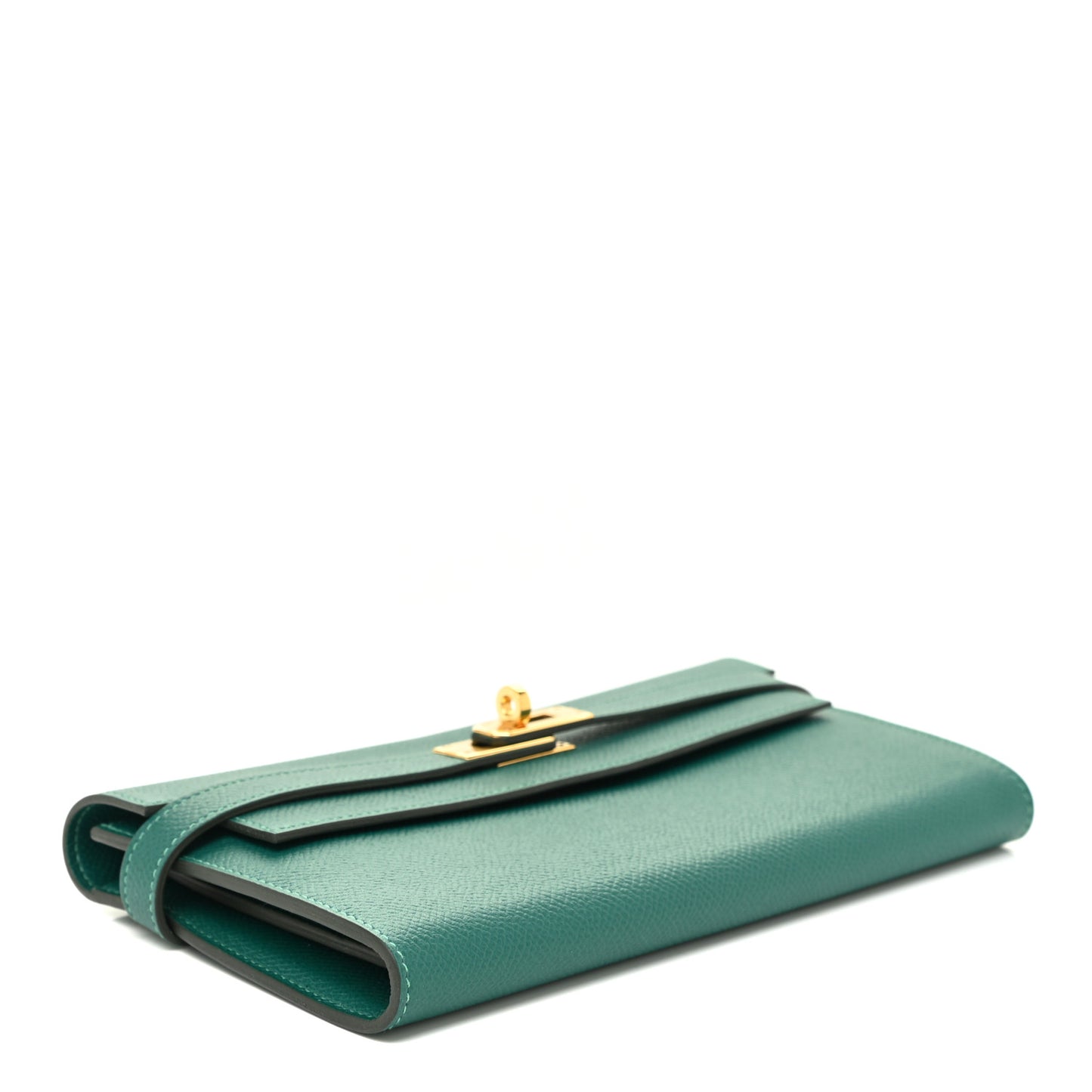 Epsom Kelly Longue Wallet Malachite
