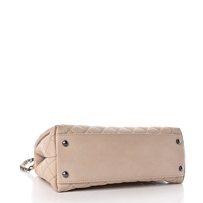 Chanel Caviar Quilted Small Coco Handle Flap Light Beige 4 of 11
