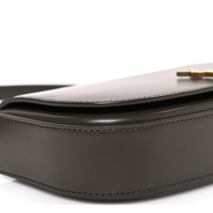 Saint Laurent Box Calfskin Mini Voltaire Shoulder Bag Urban Grey 9 of 10