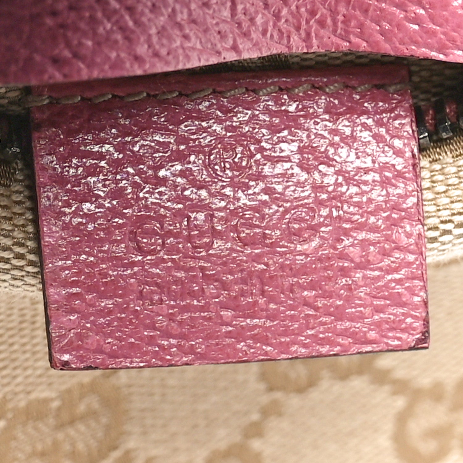 Gucci GG Monogram Web Double Pocket Belt Bag Pink 6 of 11
