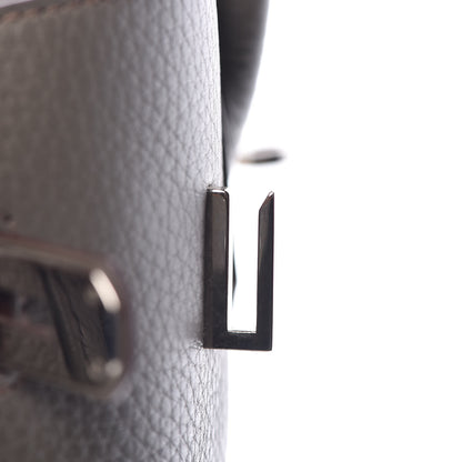 Hermes Taurillon Clemence Birkin 35 Taupe 17 of 33