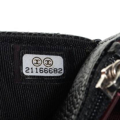 Chanel Caviar Quilted Wallet On Chain WOC Black 8 of 9