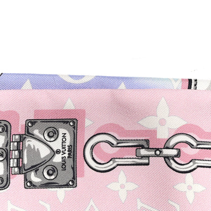 Louis Vuitton Silk Monogram Escale Confidential Bandeau Pink 4 of 4