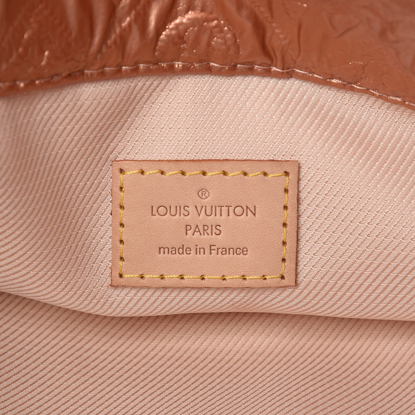Jacquard Quilted Monogram Limelight Clutch GM Rose Gold