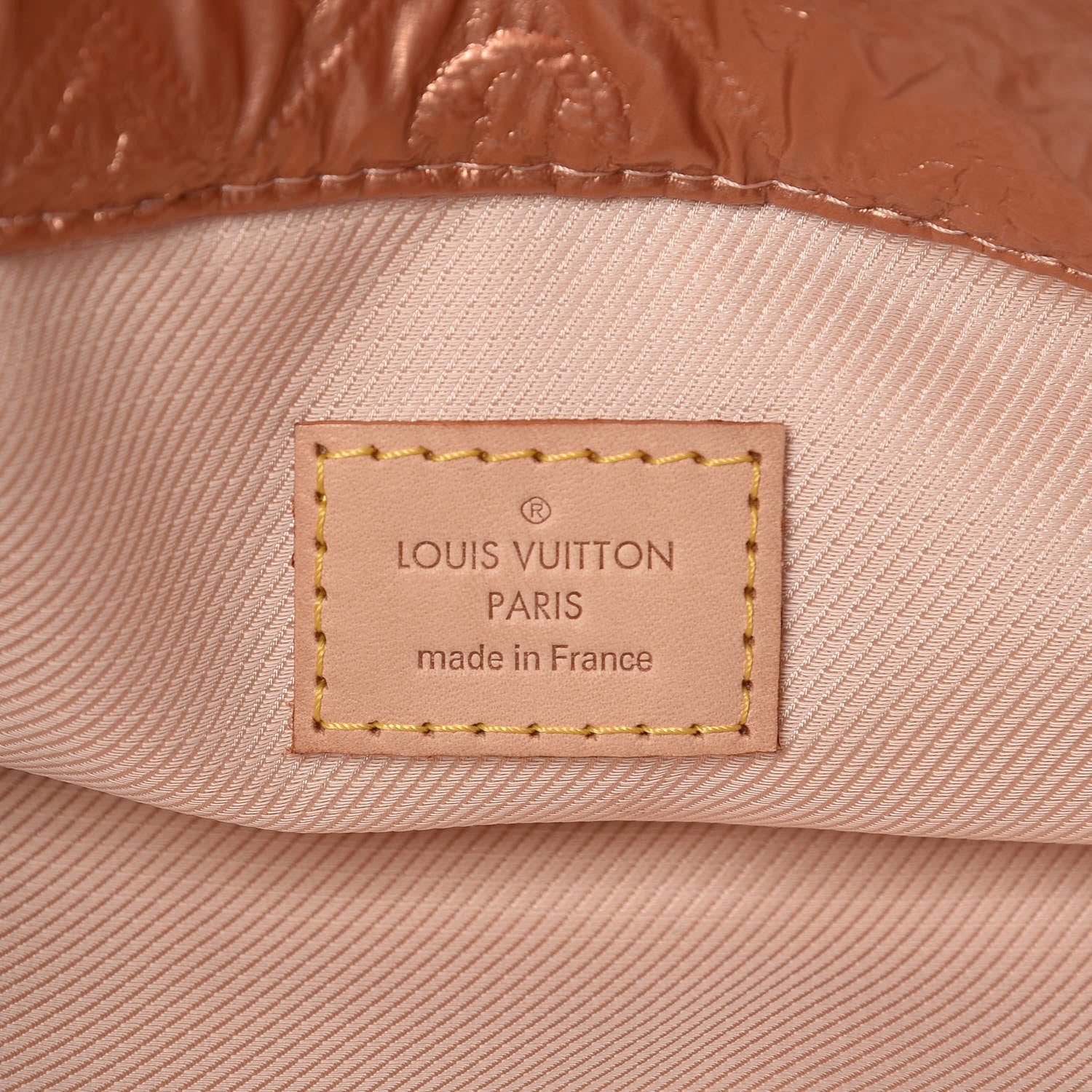 Louis Vuitton Jacquard Quilted Monogram Limelight Clutch GM Rose Gold 6 of 7