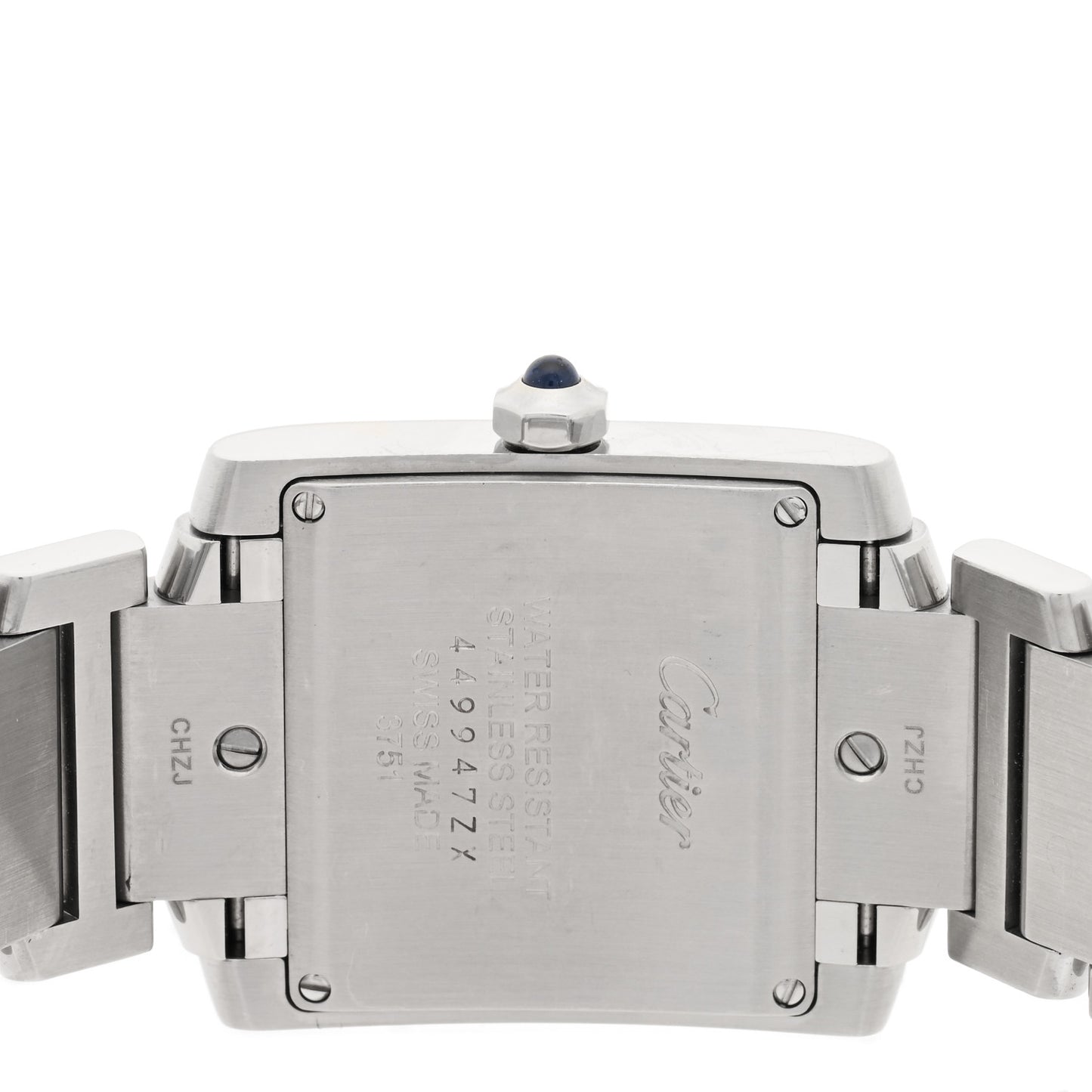 Stainless Steel 25mm Tank Francaise Quartz Watch