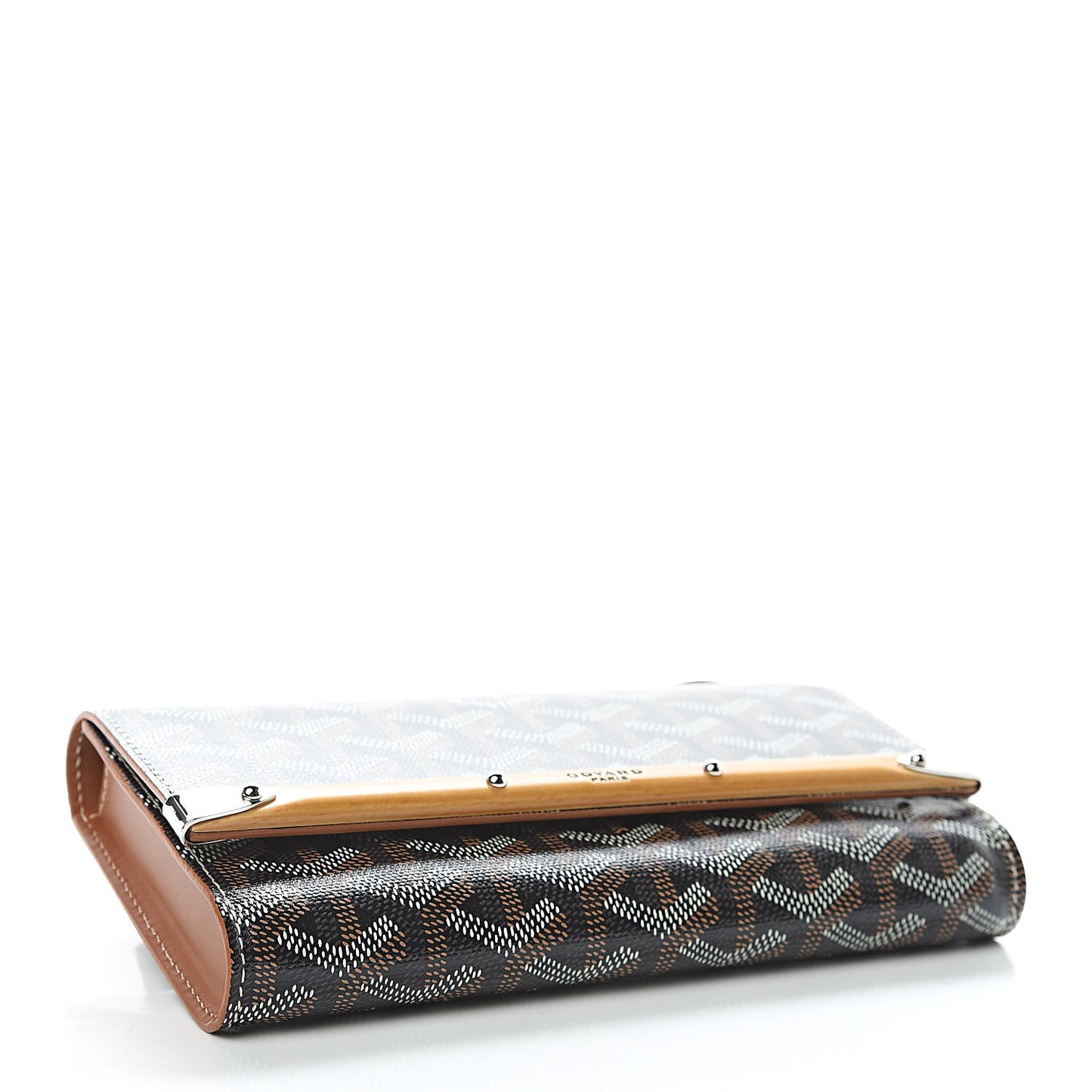 Goyardine Monte Carlo Mini Phone Case Black