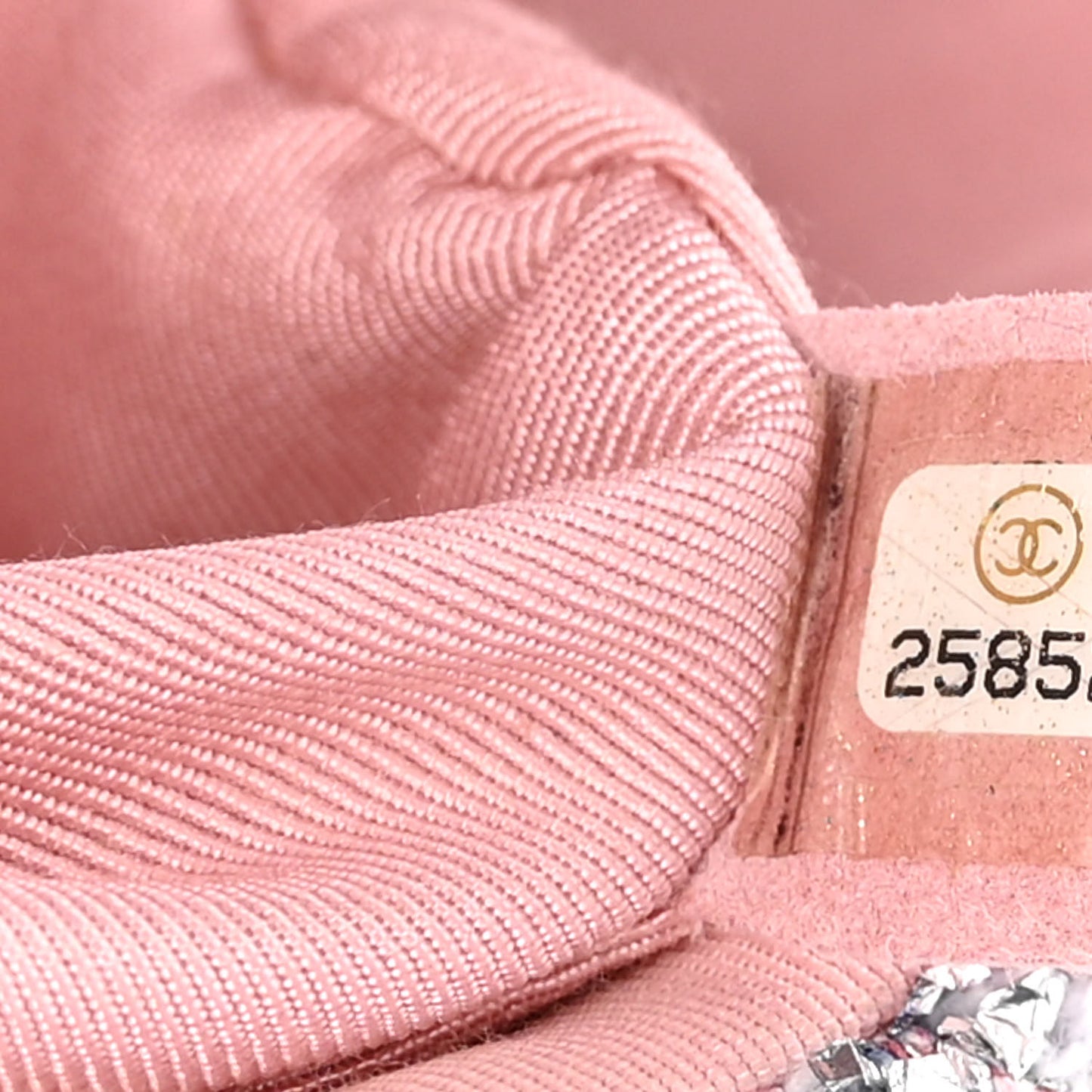 Tweed Medium Single Flap Pink