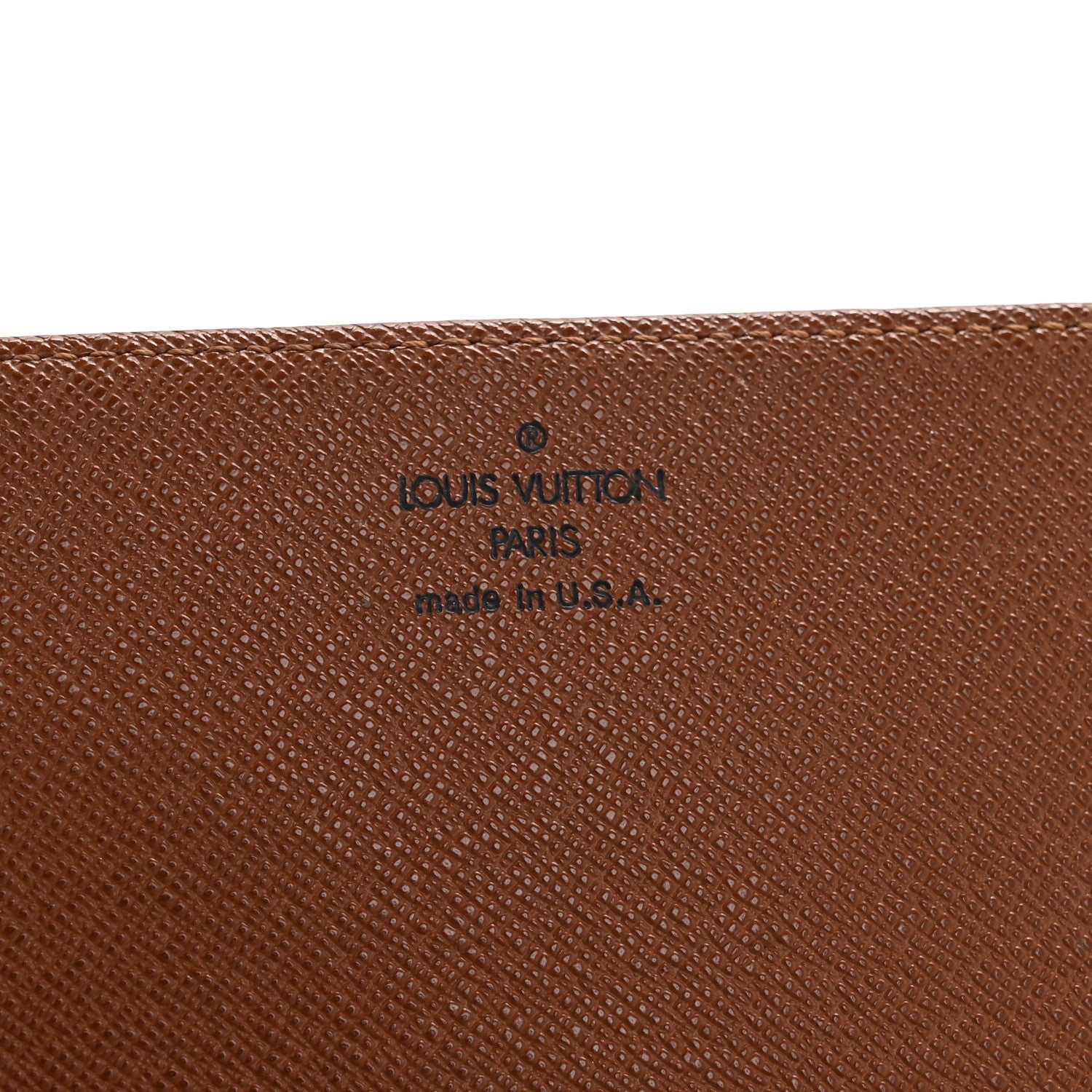 Louis Vuitton Monogram Simple Checkbook Holder Wallet Cover 6 of 9