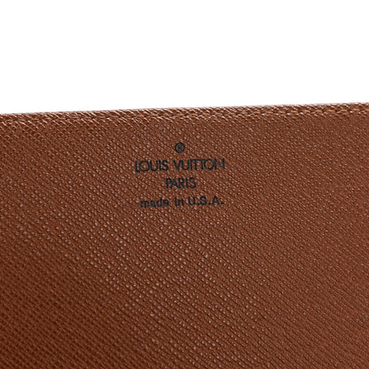 Louis Vuitton Monogram Simple Checkbook Holder Wallet Cover 6 of 9
