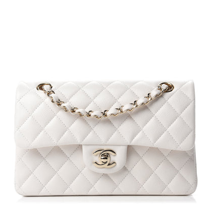 Chanel Caviar Quilted Small Double Flap White 1 of 11