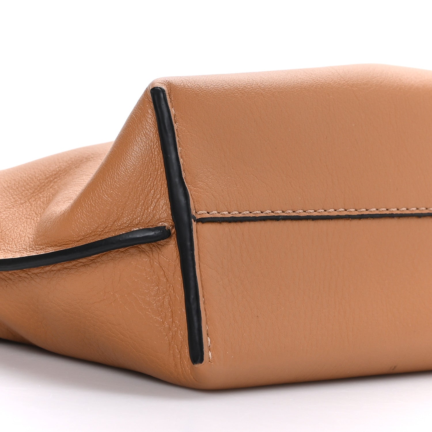 Loewe Calfskin Mini Flamenco Knot Clutch Warm Desert 8 of 8