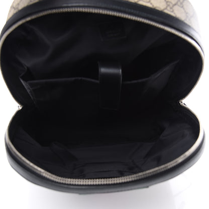 Gucci GG Supreme Monogram Web Dome Backpack Black 5 of 9