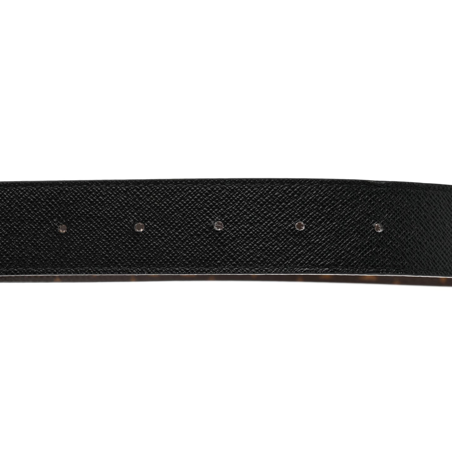 Calfskin Monogram 30mm LV Initiales Reversible Belt 90 36 Black
