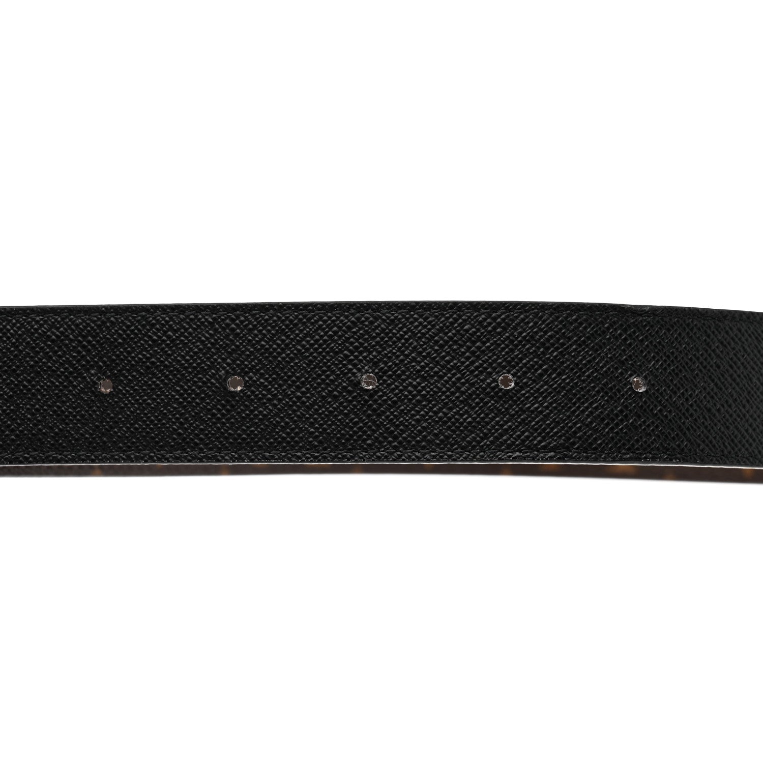 Louis Vuitton Calfskin Monogram 30mm LV Initiales Reversible Belt 90 36 Black 5 of 8