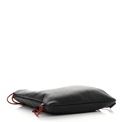 Gucci Calfskin Logo Drawstring Backpack Black 5 of 11