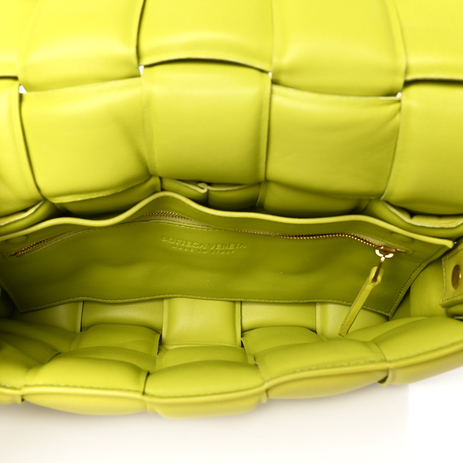 Bottega Veneta Nappa Maxi Intreccio Padded Cassette Crossbody Bag Kiwi 5 of 10