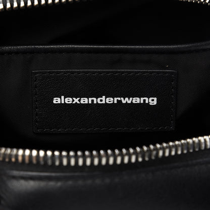 Alexander Wang Supple Calfskin Halo Top Handle Bag Black 8 of 9