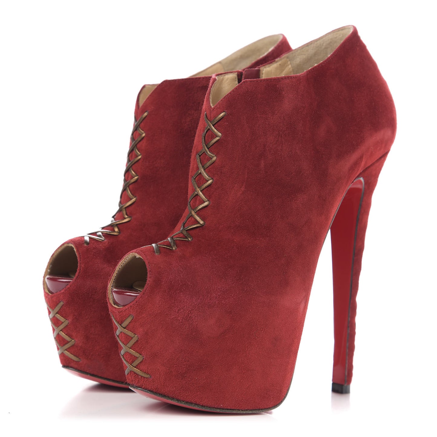 Veau Velours Recouzetta 160 Booties 37.5 Oeillet