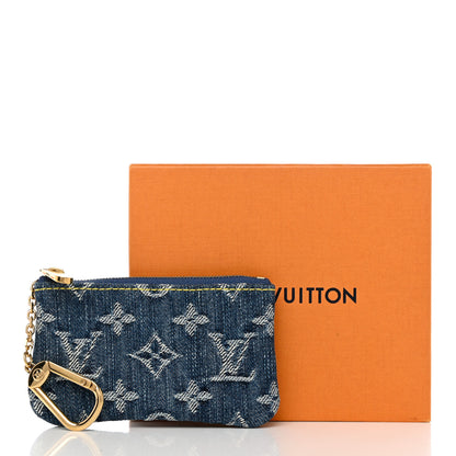 Louis Vuitton Monogram Denim Key Pouch Blue 8 of 8