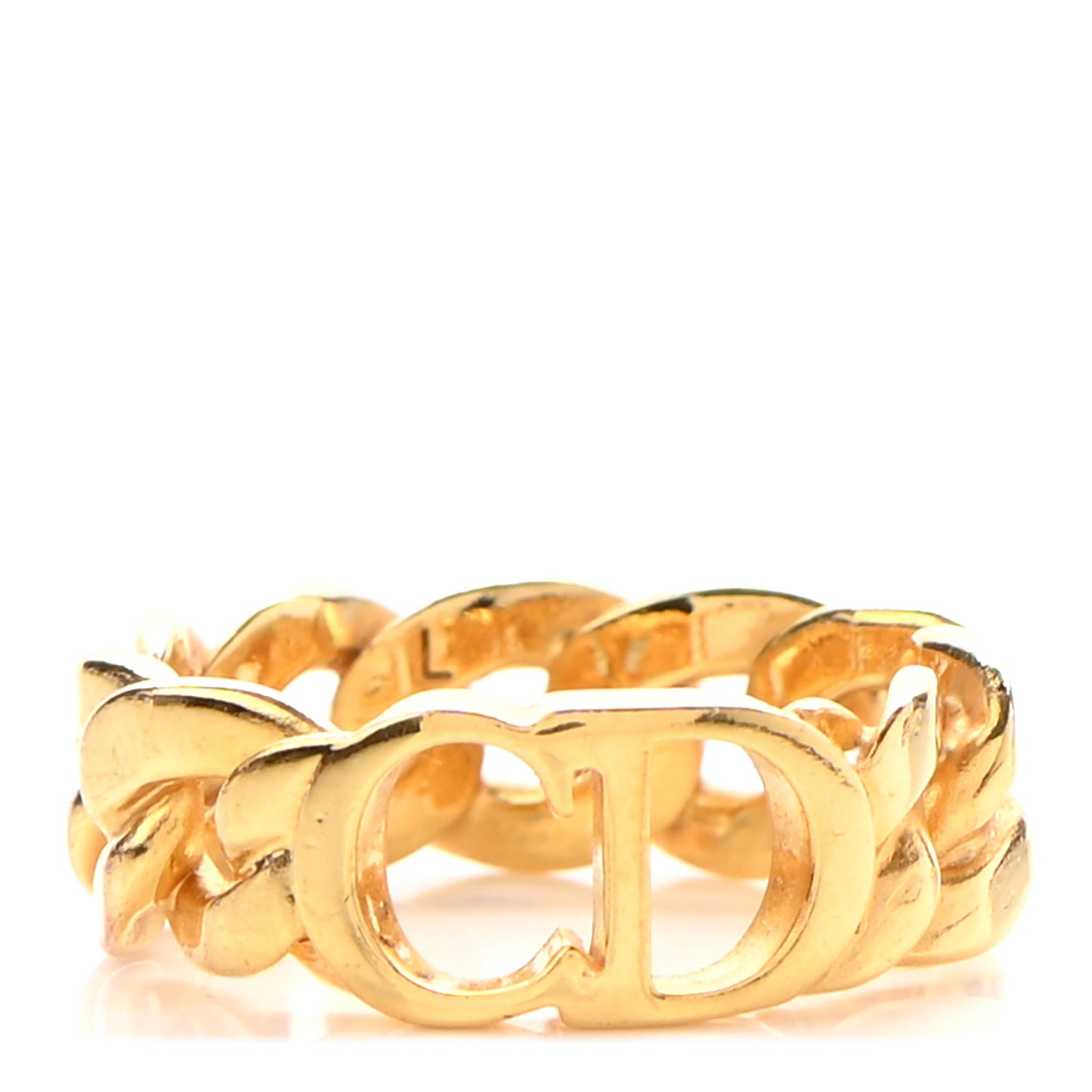 Metal Danseuse Etoile Chain Ring 54 7 Gold