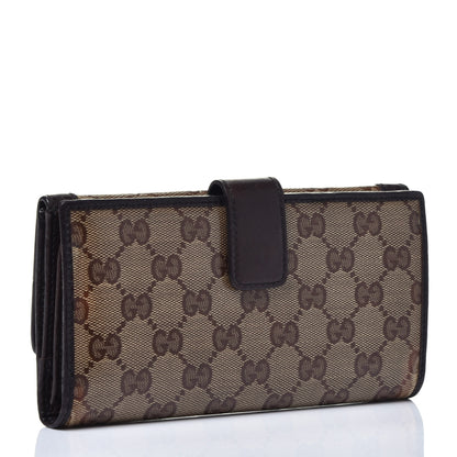 Gucci Crystal Monogram Babouska Continental Flap Wallet Brown 3 of 8