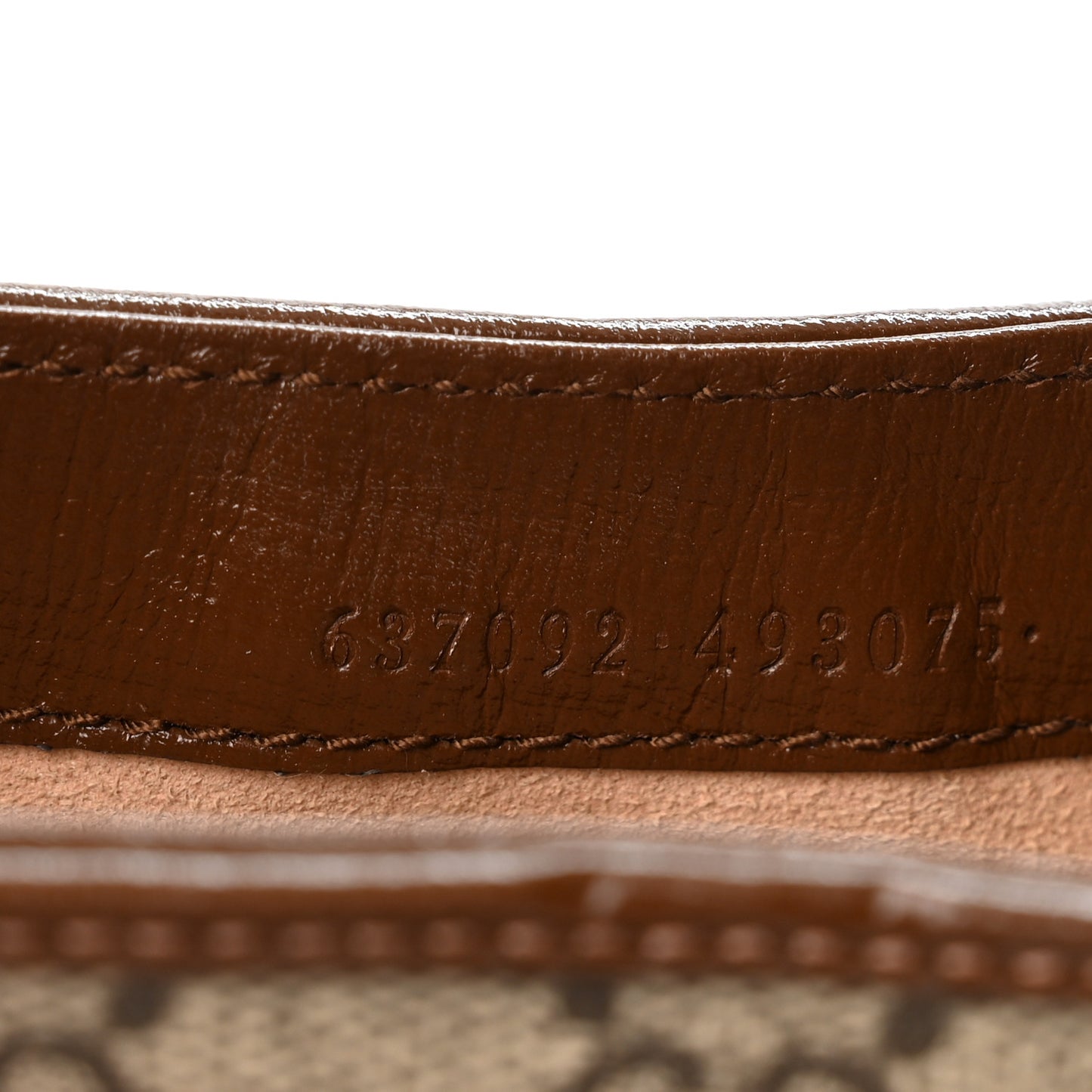 GG Supreme Monogram Azalea Calfskin Web Mini Jackie 1961 Hobo Beige Ebony Brown Sugar