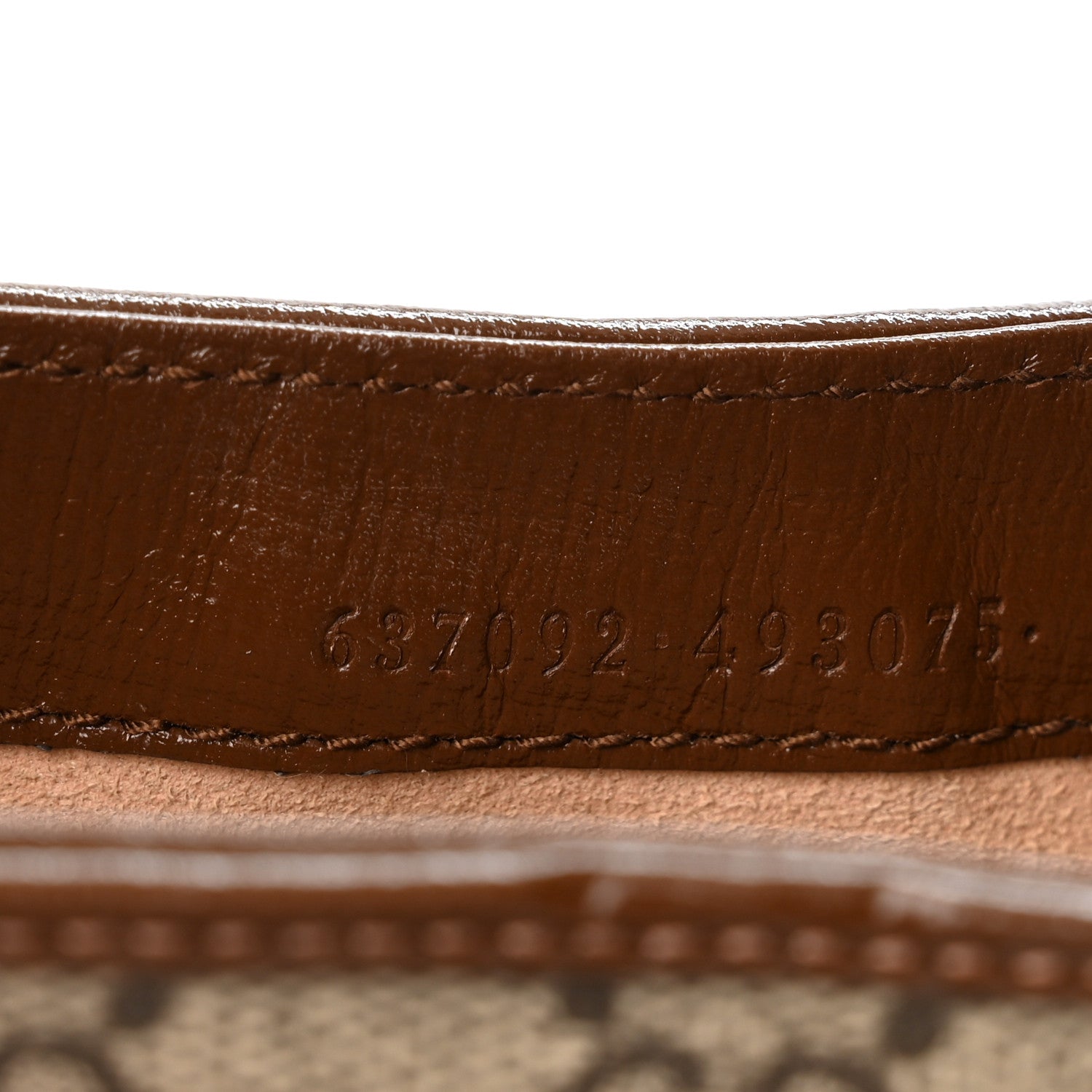 Gucci GG Supreme Monogram Azalea Calfskin Web Mini Jackie 1961 Hobo Beige Ebony Brown Sugar 7 of 11