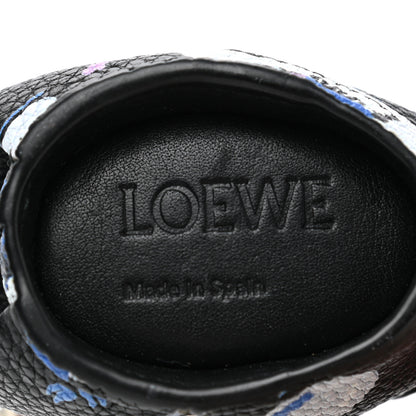 Loewe Calfskin Circus Print Elephant Coin Purse Bag Charm Key Holder Black Multicolor 6 of 6