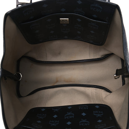 MCM Visetos Shopping Tote Black 4 of 11