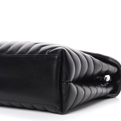 Saint Laurent Calfskin Y Quilted Monogram Medium Loulou Chain Satchel Black 11 of 11