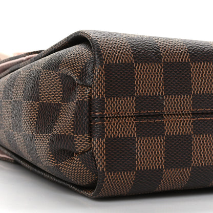 Louis Vuitton Damier Ebene Braided Croisette Cream Pink 7 of 8