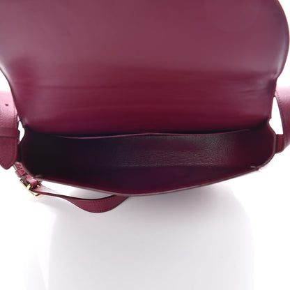 Celine Grained Calfskin Medium Trotteur Plum 5 of 9