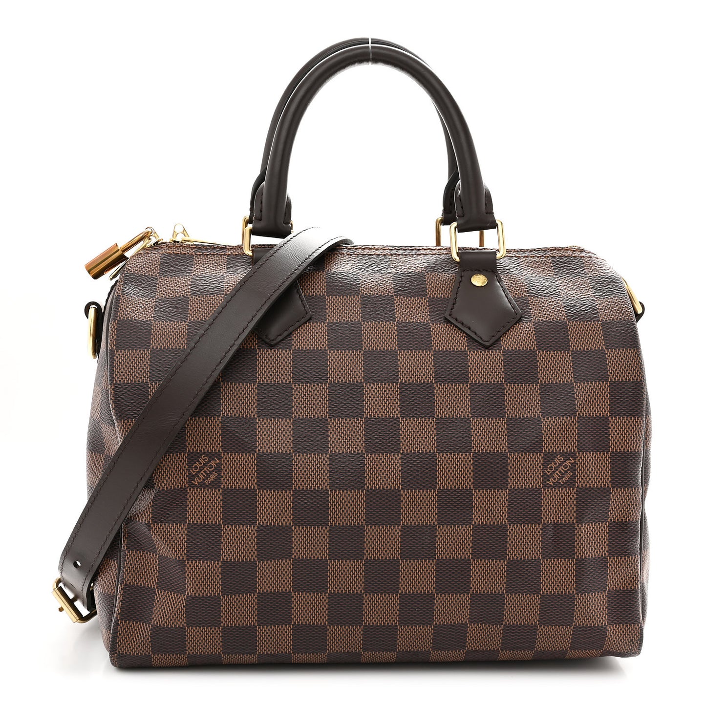 Damier Ebene Speedy Bandouliere 25
