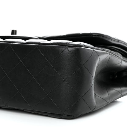 Chanel Lambskin Quilted Jumbo Double Flap So Black 11 of 11