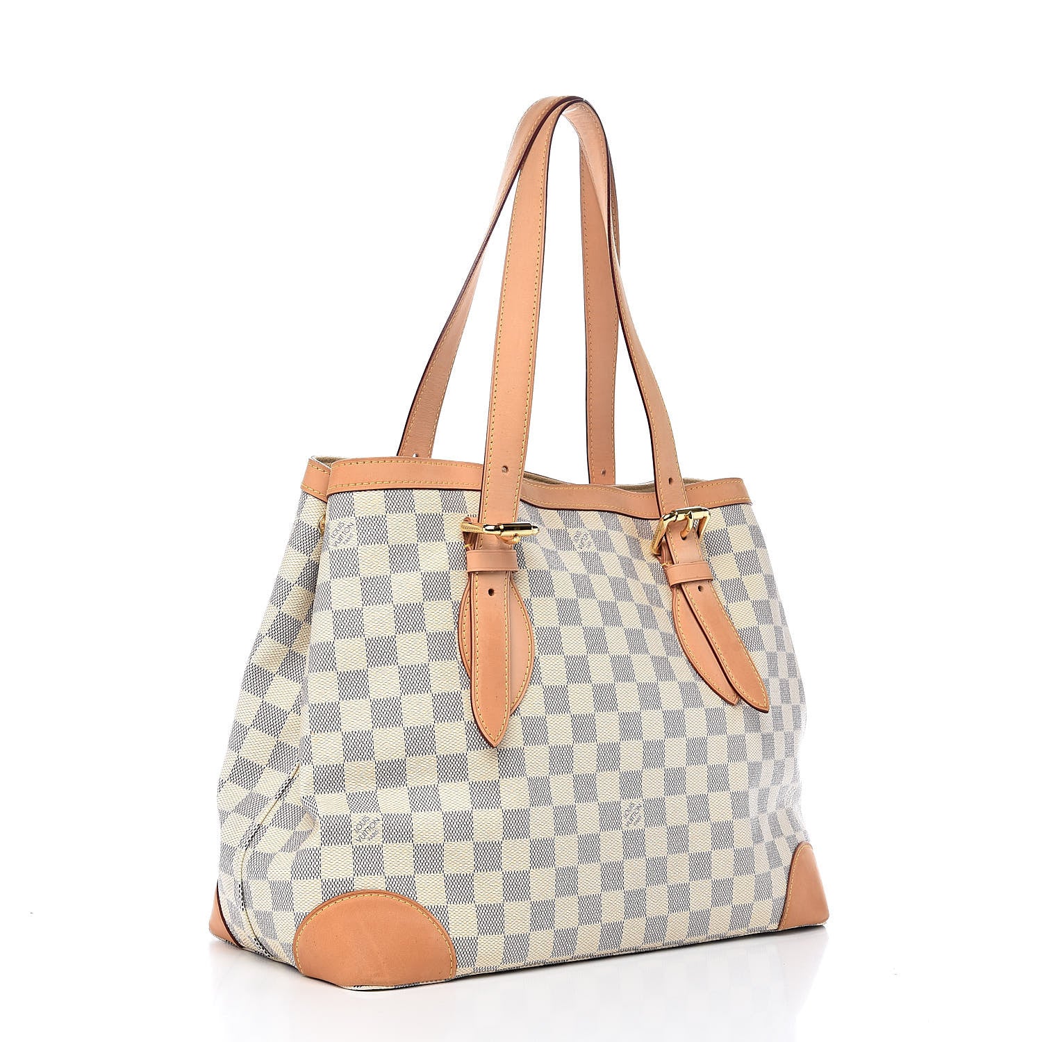 Louis Vuitton Damier Azur Hampstead MM 2 of 8