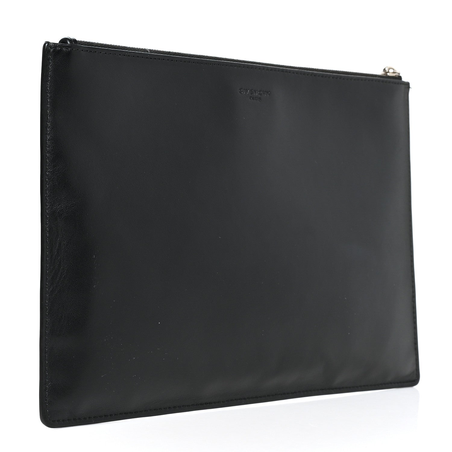 Givenchy Calfskin Bambi Print Medium Cosmetic Pouch Black 3 of 8