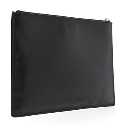 Givenchy Calfskin Bambi Print Medium Cosmetic Pouch Black 3 of 8