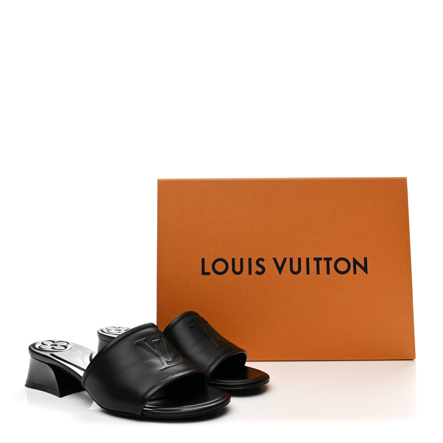 Louis Vuitton Lambskin Magnetic Mules 35 Black 10 of 10