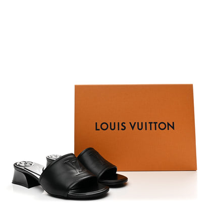 Louis Vuitton Lambskin Magnetic Mules 35 Black 10 of 10