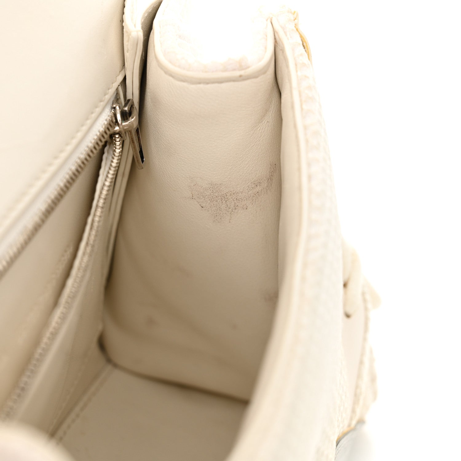 Balenciaga Faux Calfskin Fabric Glow In The Dark Small Sneakerhead Top Handle Bag White Orange 12 of 15