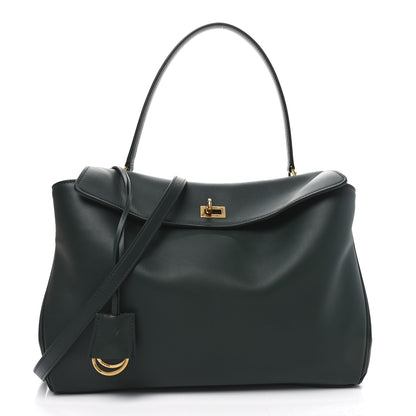 Balenciaga Natural Smooth Calfskin Medium Rodeo Top Handle Handbag Pine Green 1 of 9