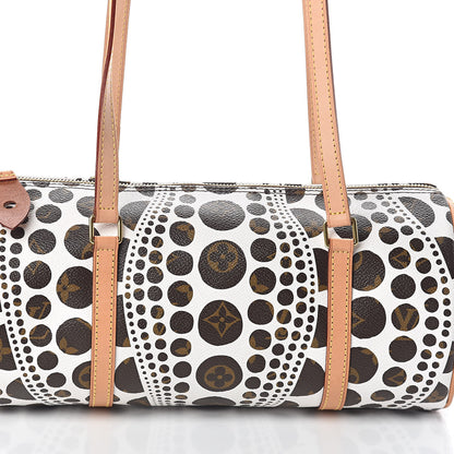 Louis Vuitton Monogram Kusama Pumpkin Dots Papillon 30 White 7 of 9