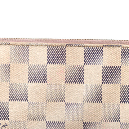 Louis Vuitton Damier Azur Neverfull MM GM Pochette Rose Ballerine 10 of 11